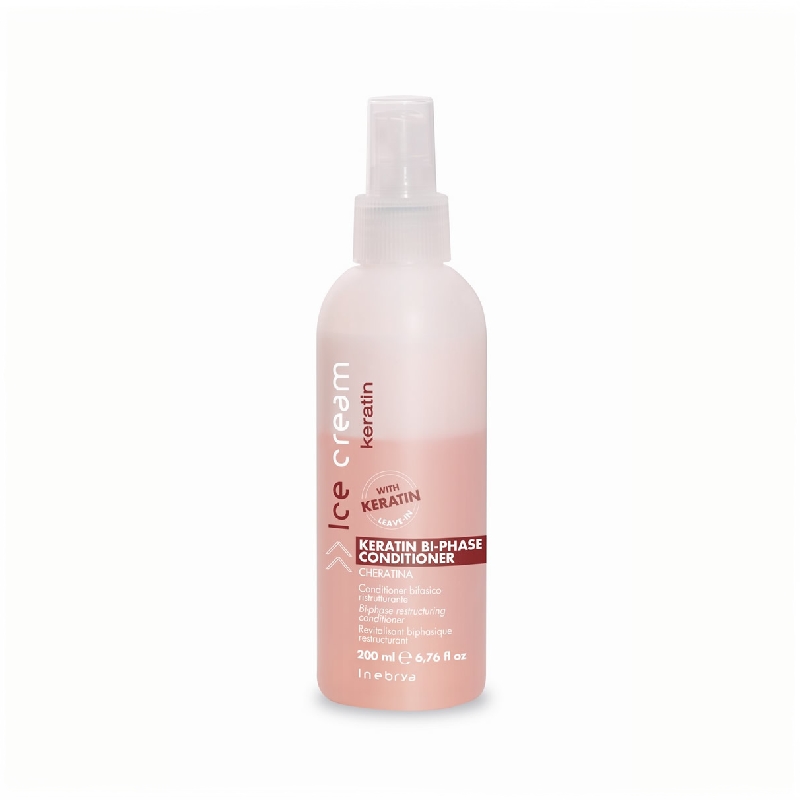 ACONDICIONADOR BIFÁSICO KERATIN - INEBRYA - 200ML