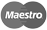 Logo tarjeta maestro blanco y negro